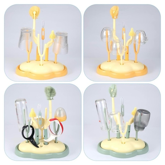 NIB Baby Bottle Brush and Drying Rack with Bottle Brush - Picture 13 of 14